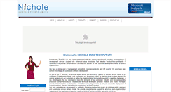 Desktop Screenshot of nicholeinfotech.com